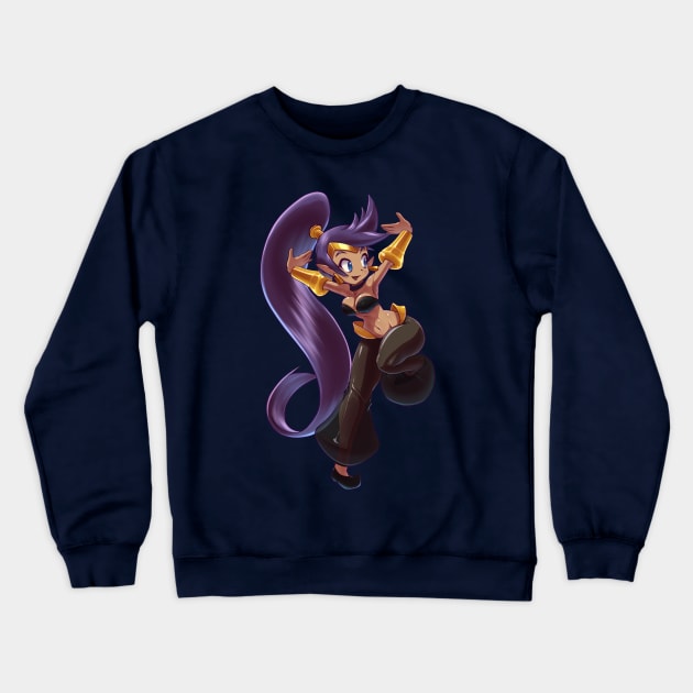 Shantae - black Crewneck Sweatshirt by Martinuve